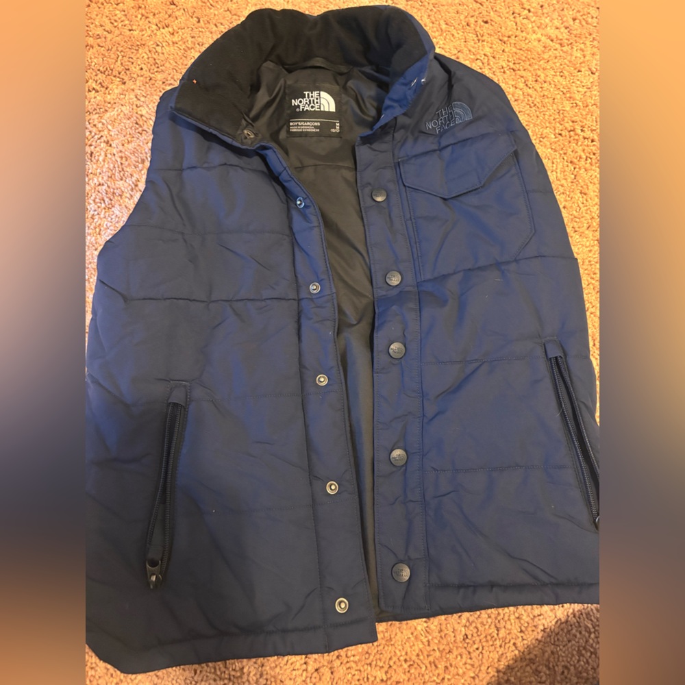 The North Face Boys Navy Puffer Jacket